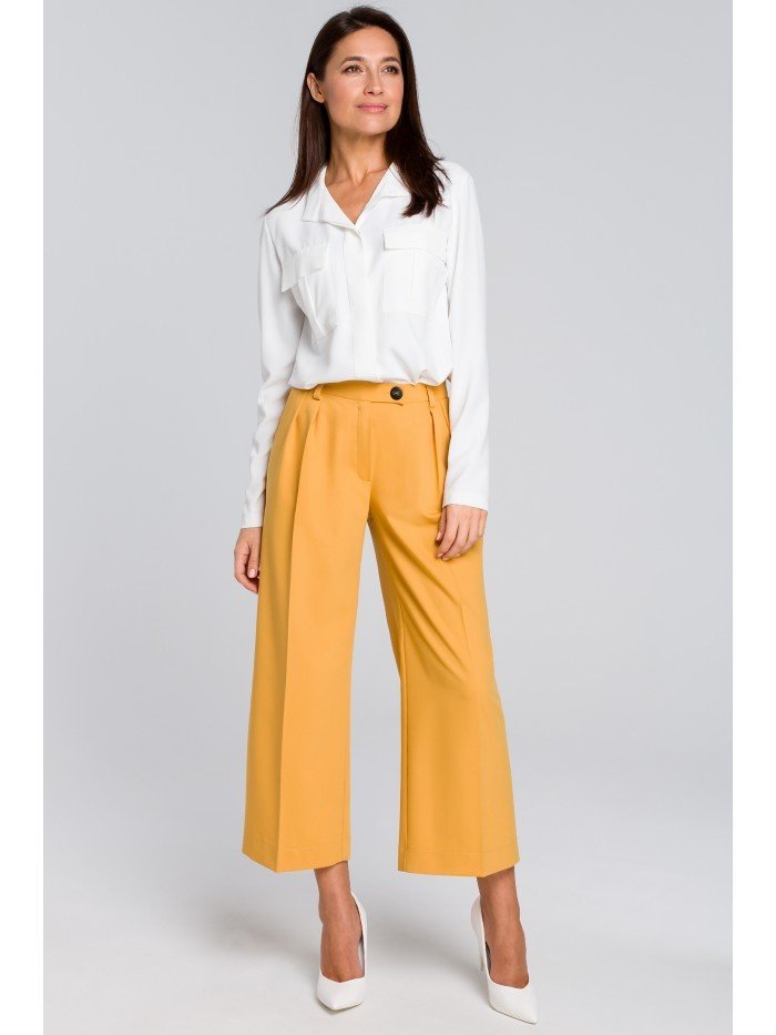 Style Dámské culottes Blanchessant S139 žlutá L