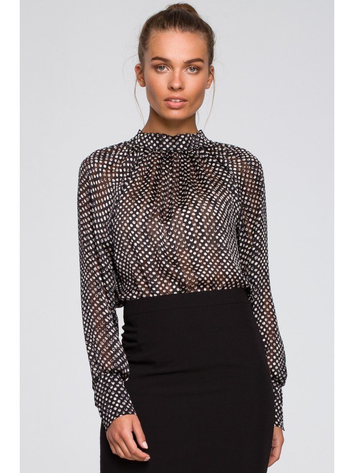 Style Dámská halenka Fenifach S235 černo-zlatá L