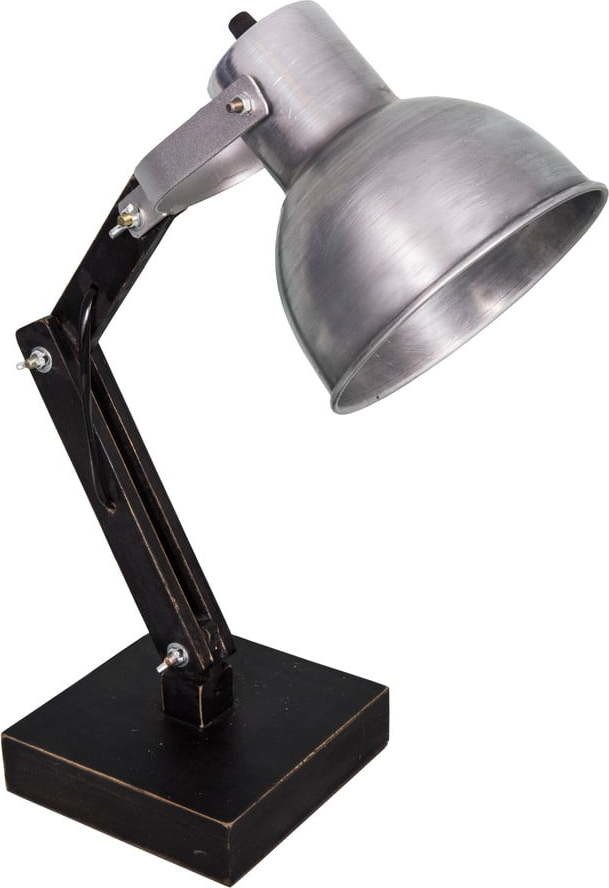 Stolní lampa ve stříbrné barvě (výška 43 cm) – Antic Line