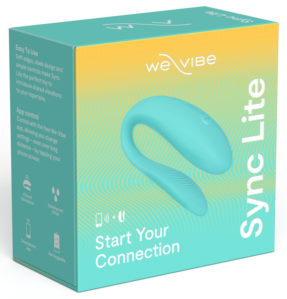 We-Vibe Sync Lite - smart, rechargeable, radio couple vibrator (green)