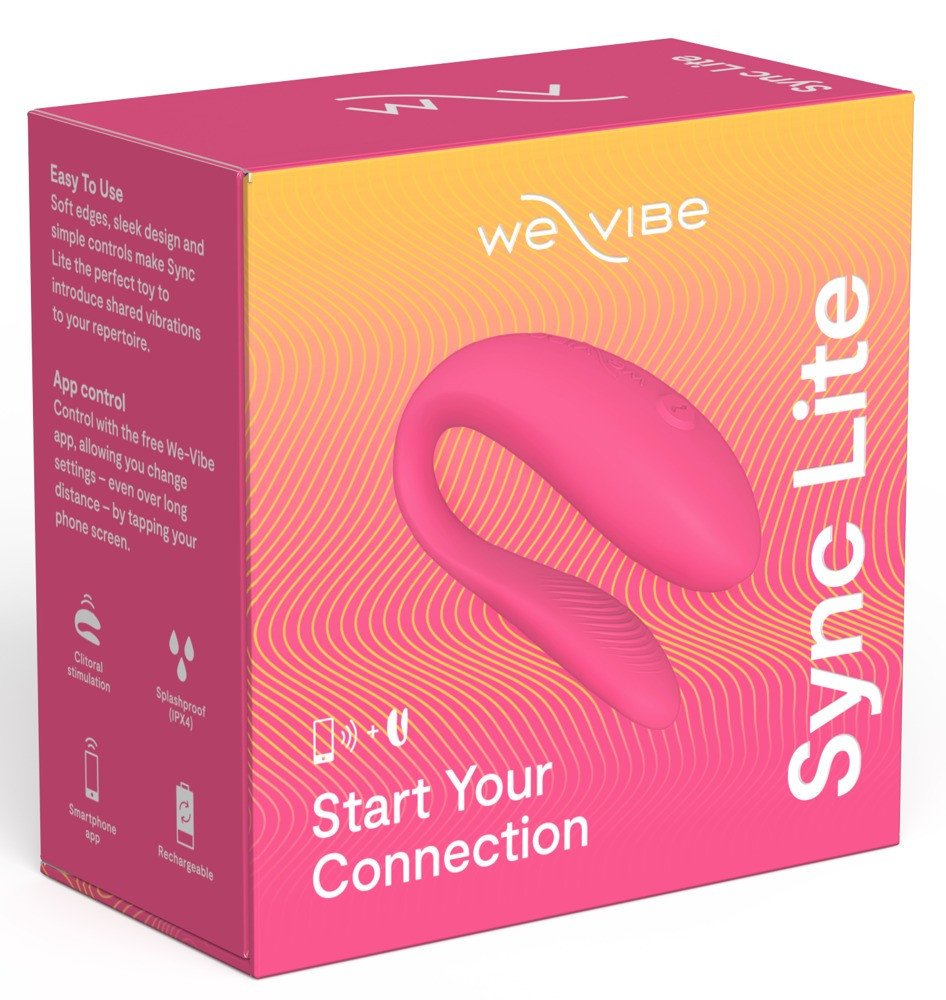 We-Vibe Sync Lite - smart, rechargeable, radio couple vibrator (pink)