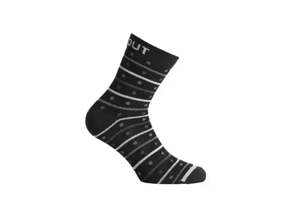 Dotout Duo cyklistické ponožky Black vel. S/M