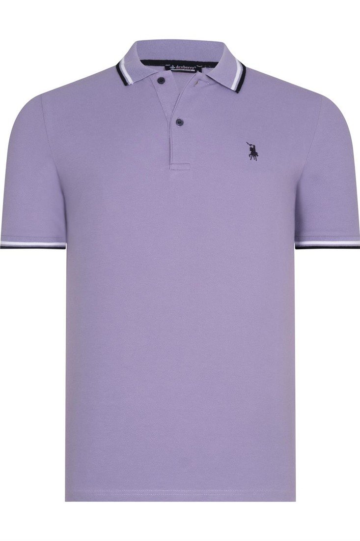 T8594 DEWBERRY MENS T-SHIRT-LILAC