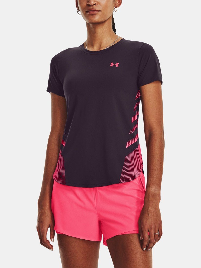 Tričko Under Armour UA Iso-Chill Laser Tee II-PPL - Dámské