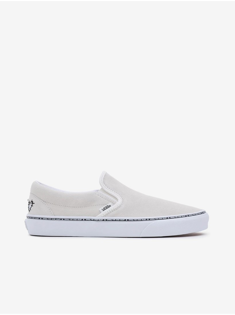 Béžové dámské slip on tenisky VANS UA Classic Slip-On - Dámské