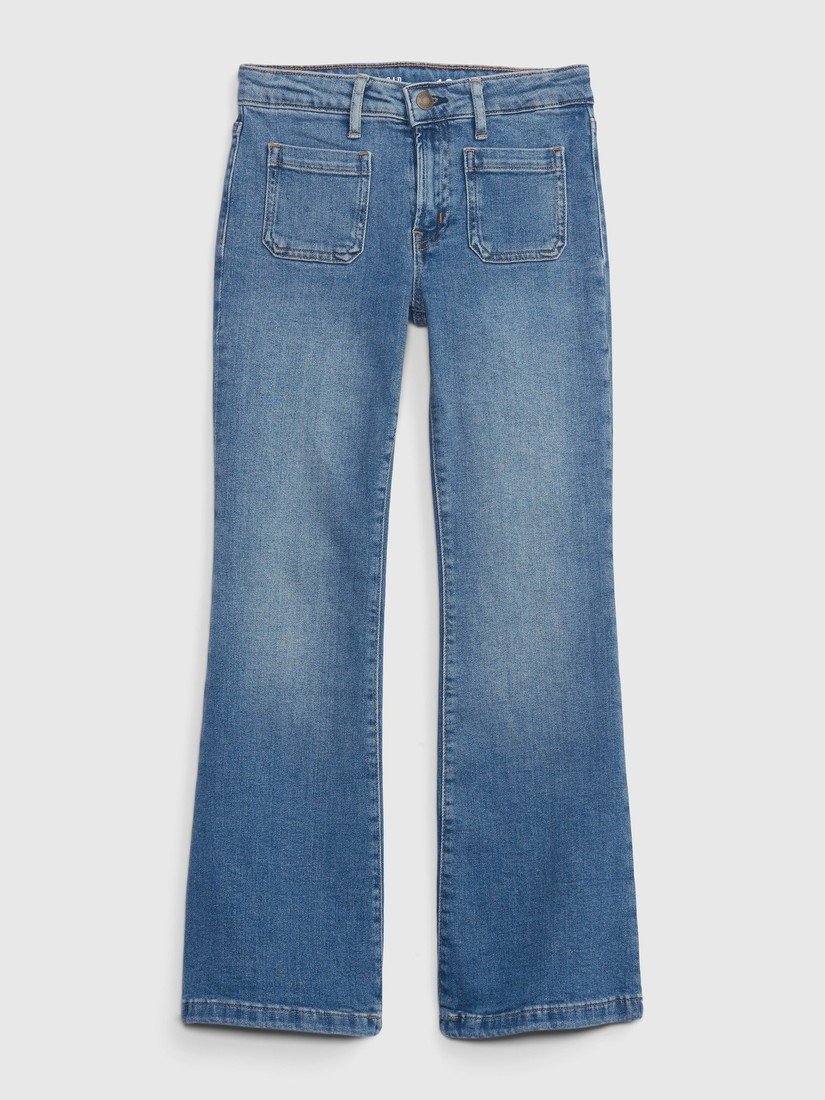 GAP Otroške Jeans flare high rise - Holky