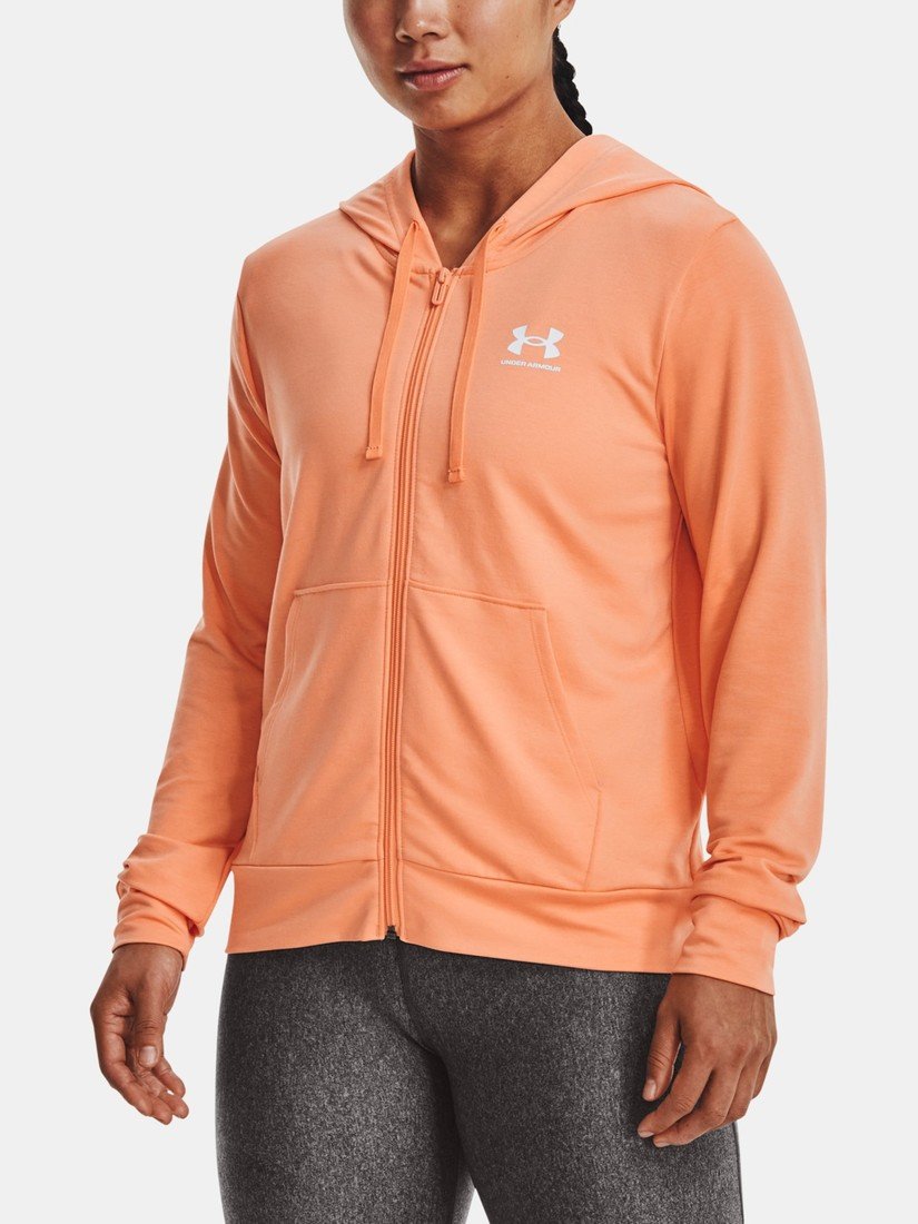 Under Armour Pulover Rival Terry FZ Hoodie-ORG - Dámské