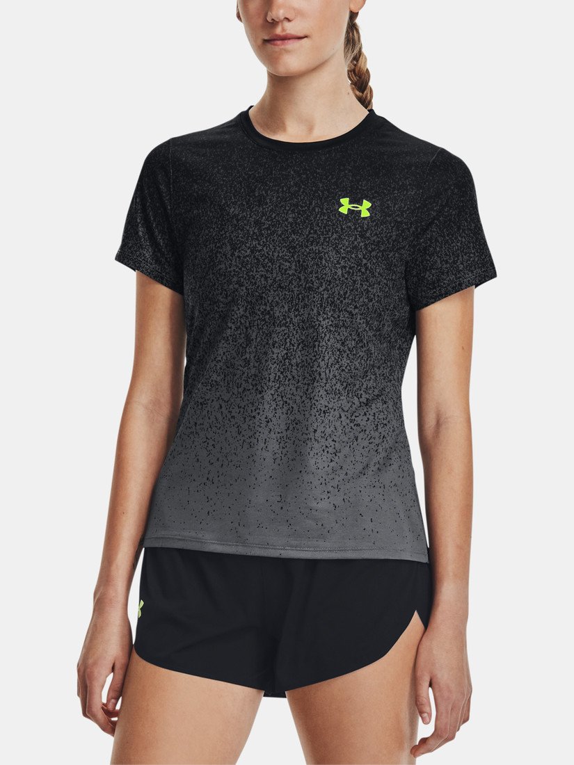 Tričko Under Armour UA Rush Cicada Shortsleeve-BLK - Dámské