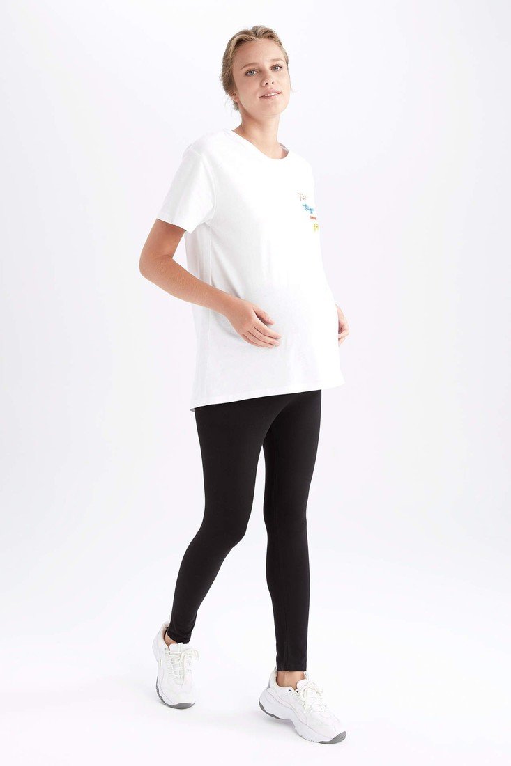 DEFACTO Skinny Fit Knitted Maternity Bottoms