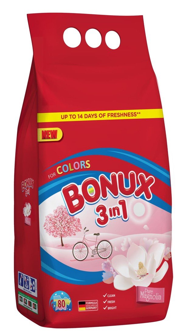 Bonux Prací prášek Bonux Color - 6 kg, 80 pracích dávek