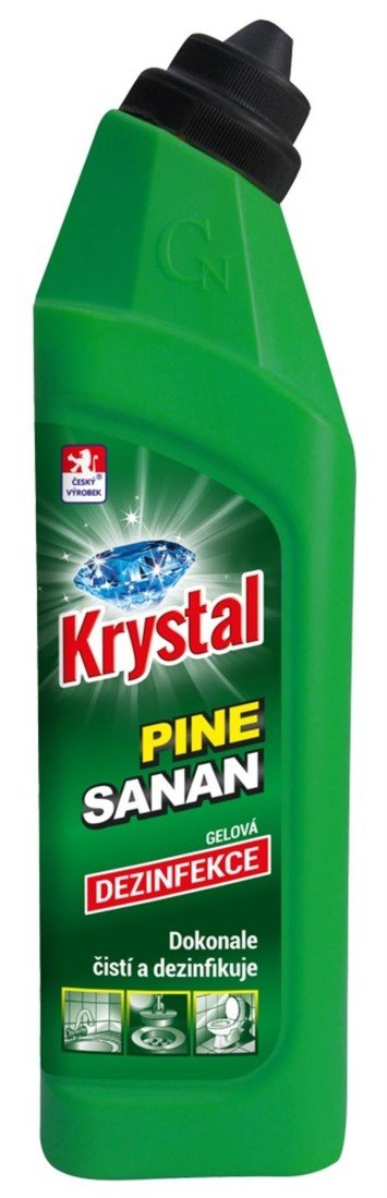 Čisticí WC gel Krystal - pine sanan, 750 ml