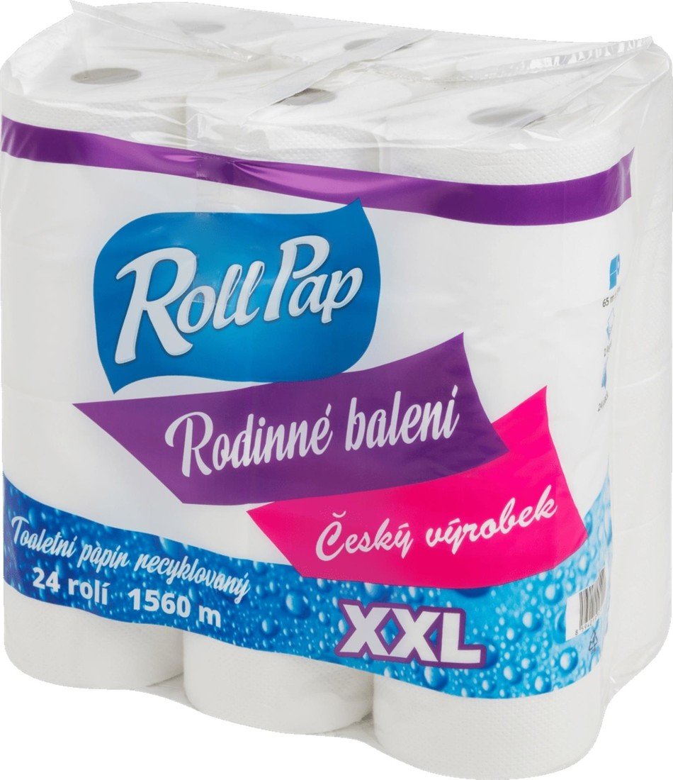 Roll Pap Toaletní papír XXL - dvouvrstvý, průměr 13 cm, 24 rolí
