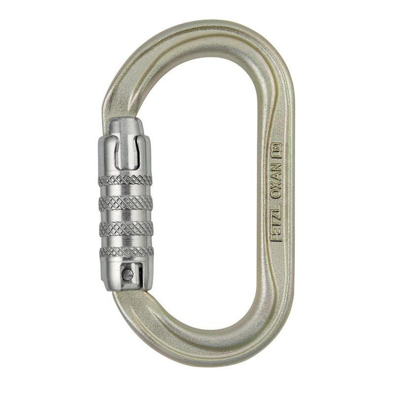 Petzl Oxan Triact-lock Stříbrná