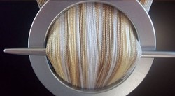 Provázková záclona Zlato vanilkovo bílá Rozměr 150x280cm