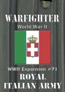 Dan Verssen Games Warfighter: The WWII Expansion 71 –⁠ Royal Italian Army