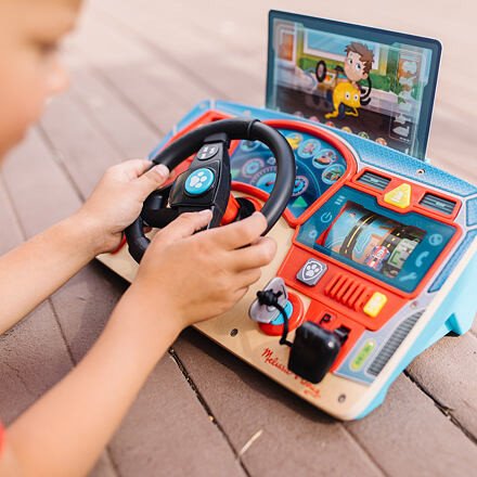 Melissa & Doug Palubní deska s volantem Tlapková Patrola