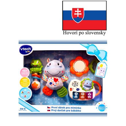 Vtech Prvý darček pre bábëtko (SK) - modrý