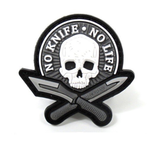 Nášivka: No knife No life