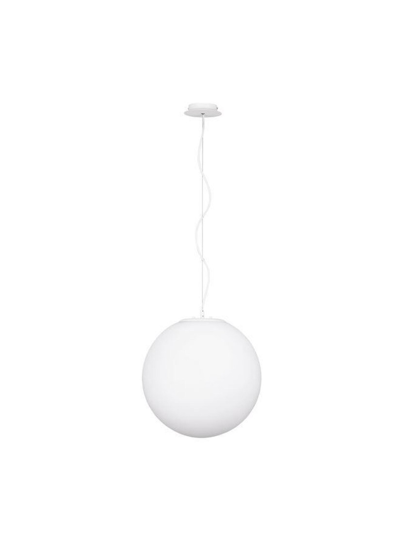 NOVA LUCE závěsné svítidlo NEVOSO opálové sklo a bílý kov E27 1x12W 230V IP20 bez žárovky 920422