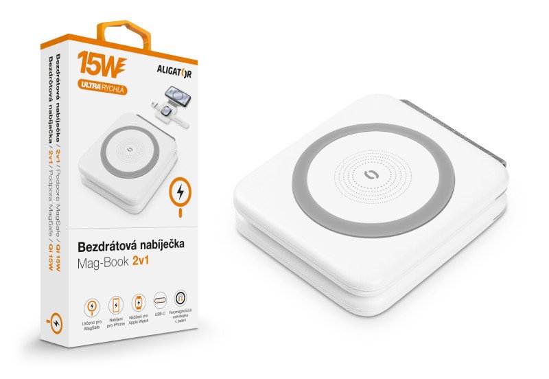 nabíječka pro mobil Ali bezdr. nab. Mag-book, 15W Ams02wt