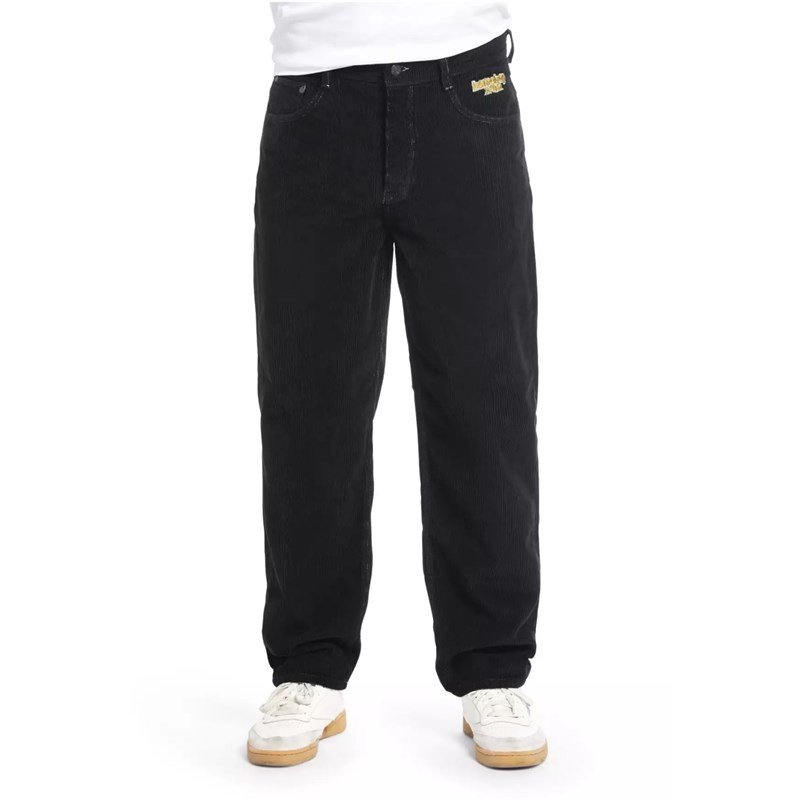 kalhoty HOMEBOY - x-tra BAGGY Cord Pants Black-10 (BLACK-10)