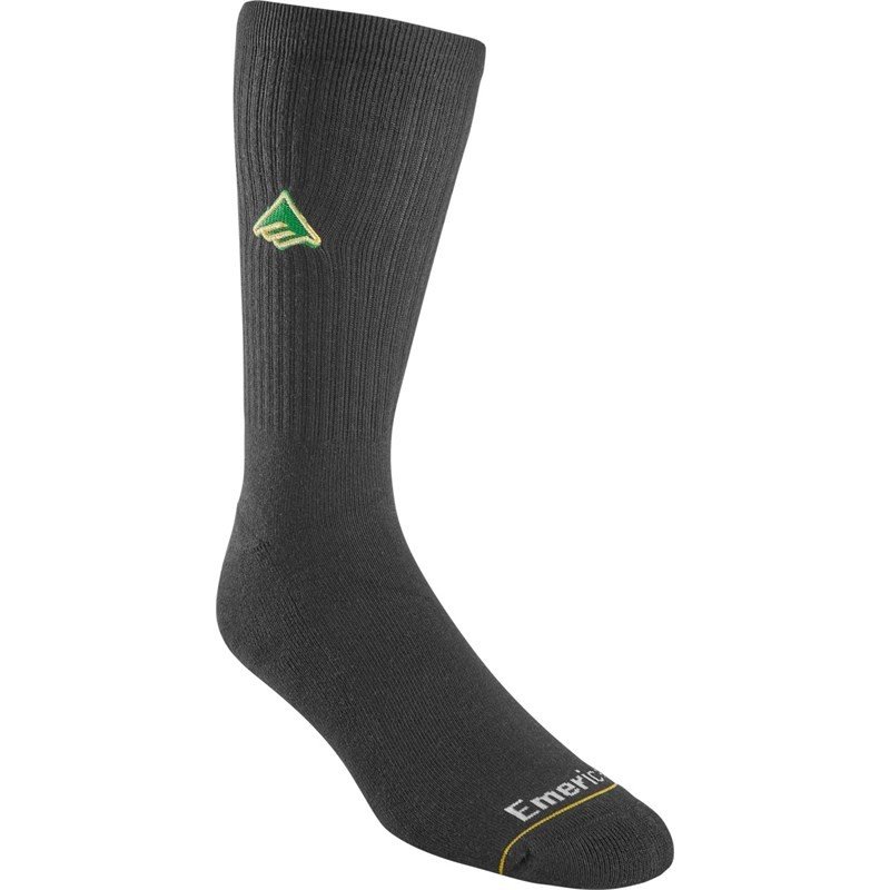 ponožky EMERICA - Shake Junt Triangle Lights Soc Black (001) velikost: OS
