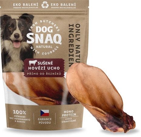 DOG SNAQ, Hovězí ucho sušené 4ks