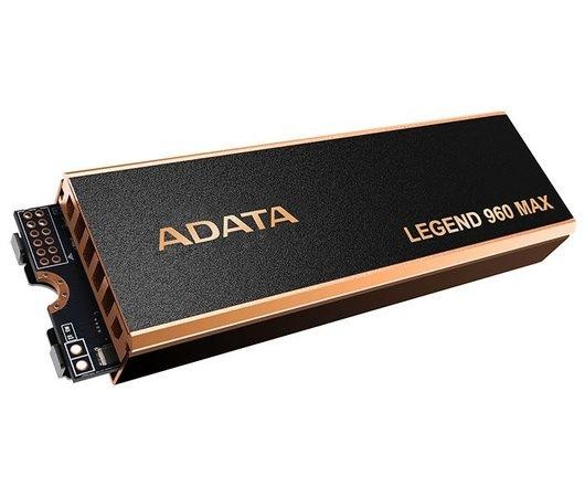 ADATA LEGEND 960 MAX vč. Heatsink 4TB SSD / Interní / PCIe Gen4x4 M.2 2280 / 3D NAND, ALEG-960M-4TCS