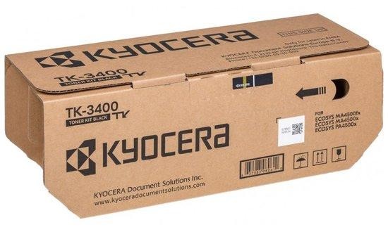 Kyocera toner TK-3400 (černý, 12500 stran) pro ECOSYS PA4500x/MA4500x/fx, TK-3400