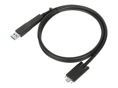 Targus - Sada kabelů USB-C - křídlové šrouby - černá - pro Targus Universal, Universal DV4K, USB-C Universal QUAD 4K, USB-C Universal QUAD HD