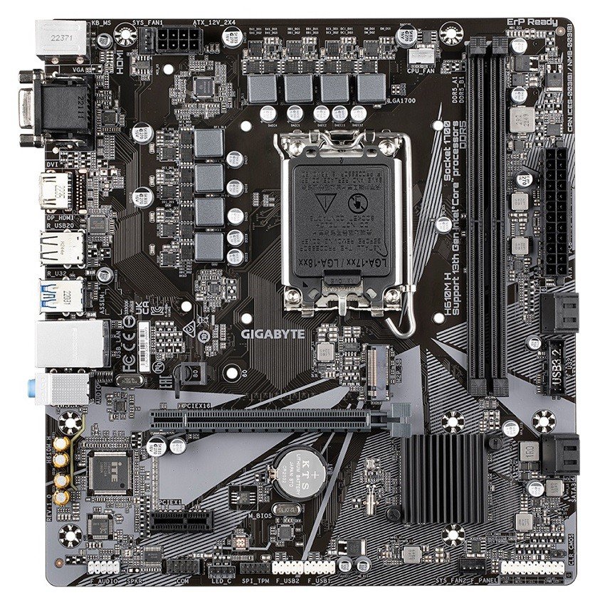 GIGABYTE H610M H/LGA 1700/mATX