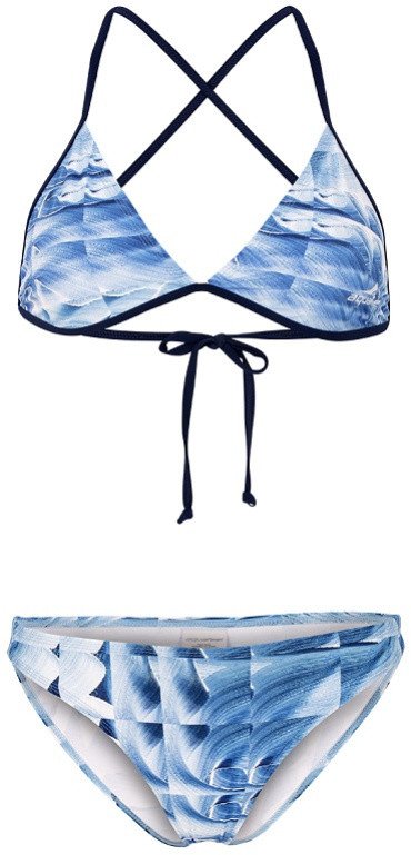 Aquafeel Ice Cubes Sun Bikini Blue/White M - UK34
