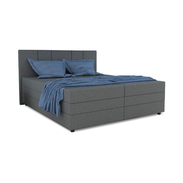 Čalouněná postel Alexa 180x200, šedá,včetně matrace - II. jakost