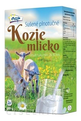 A S P s.r.o. asp KOZÍ MLÉKO sušené plnotučné 1x280 g 280g