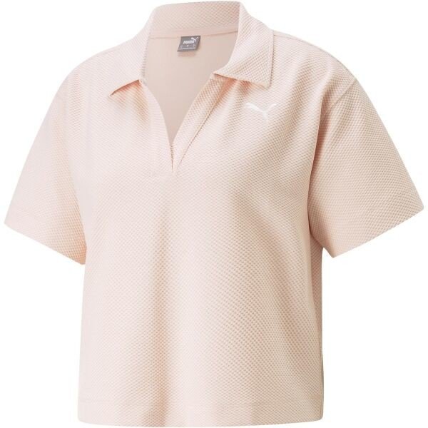 Puma HER POLO TEE Dámské triko, růžová, velikost XS