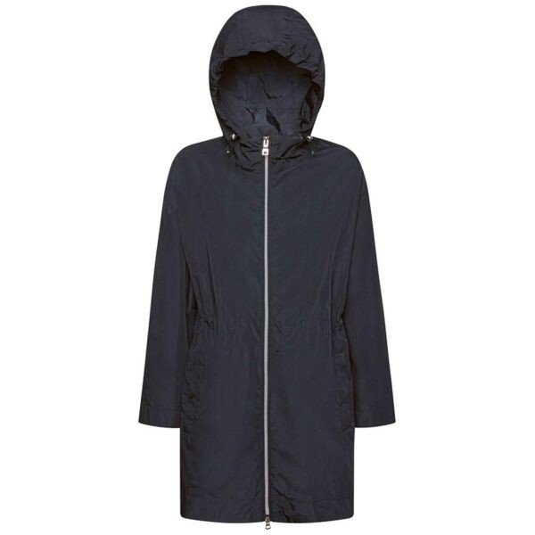 Geox W BULMYA LONG PARKA - FAKE MEM Dámská bunda, tmavě modrá, velikost 38