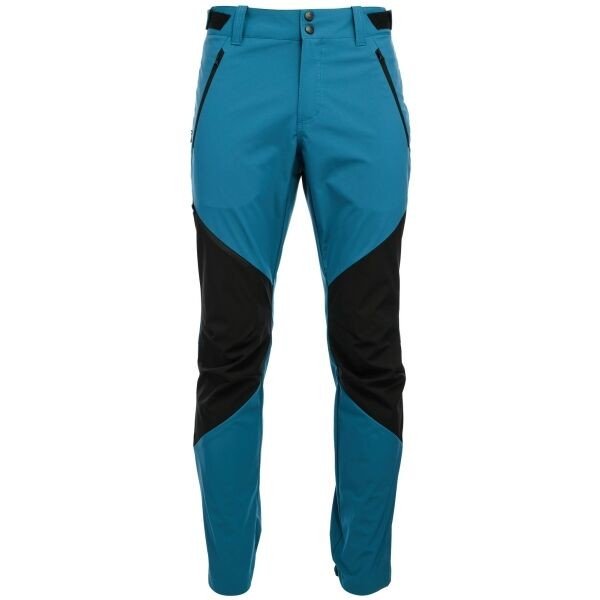 Northfinder ANAKIN Pánské softshellové kalhoty, modrá, velikost XL