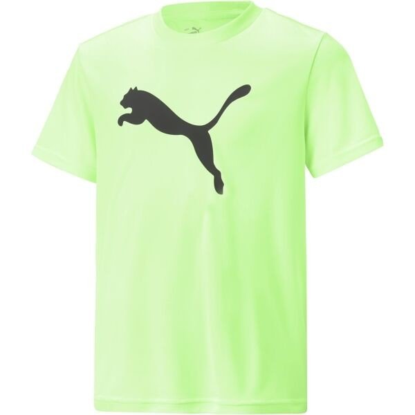 Puma ACTIVE SPORTS POLY CAT TEE B Chlapecké triko, žlutá, velikost 164