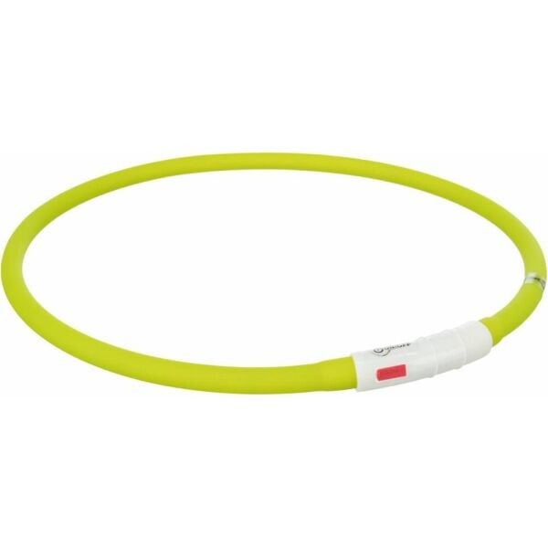 TRIXIE FLASH USB SHINING COLLAR XS-XL Svítící obojek, reflexní neon, velikost UNI