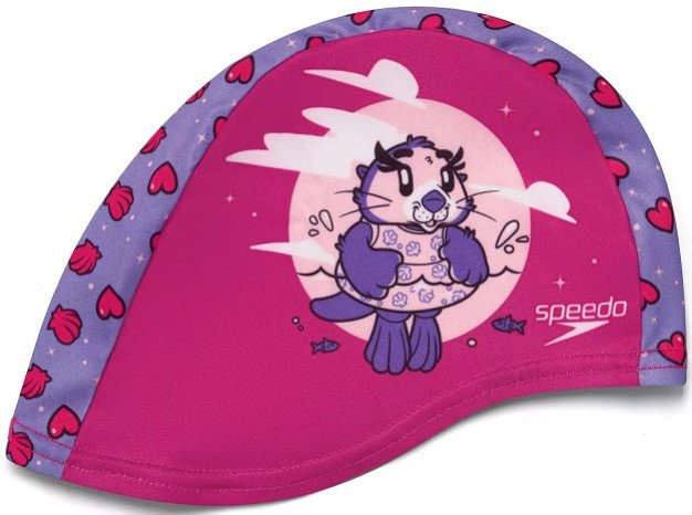 Speedo Printed Polyester Cap Růžová