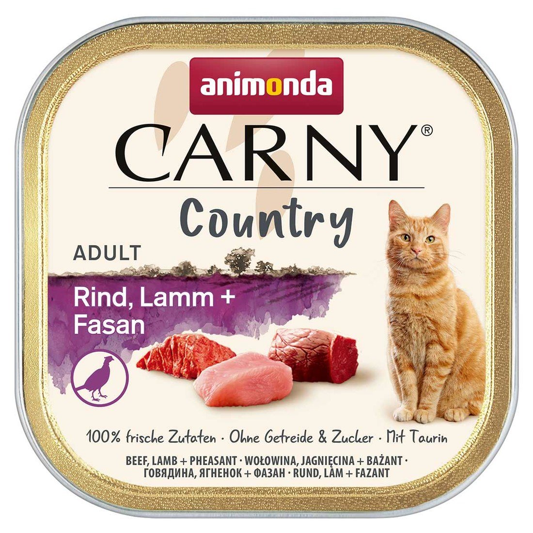 Výhodné balení Animonda Carny Country Adult 64 x 100 g - kuřecí, telecí, srnčí