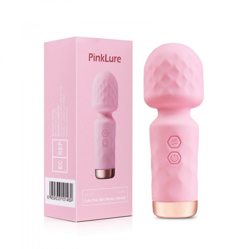 Vibeconnect Rechargeable Waterproof Mini Wand (pink)