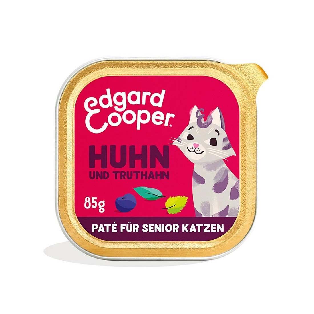 Edgard & Cooper Paté Senior kuře a krocan 8x85g