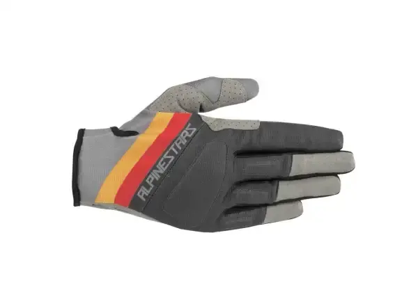 Alpinestars Aspen PRO pánské rukavice mid gray/ochre/red vel. L