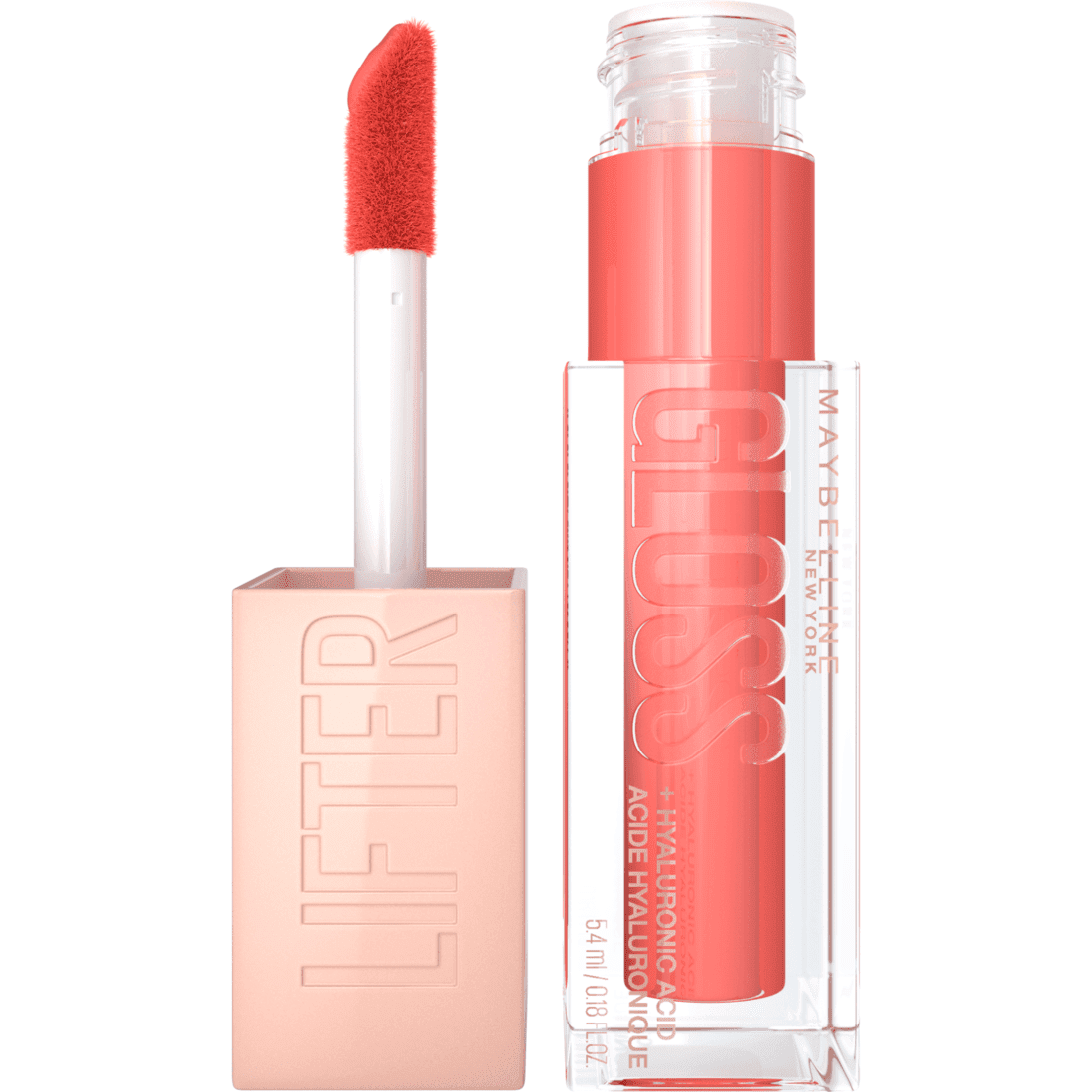 Maybelline New York Lifter Gloss 22 Peach Ring lesk na rty, 5.4 ml