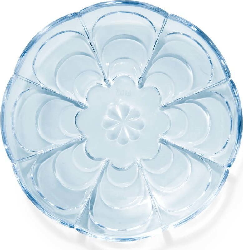 Světle modré dezertní skleněné talíře v sadě 2 ks ø 16 cm Lily – Holmegaard