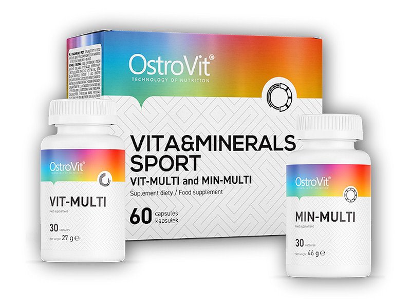 Ostrovit Vita and minerals sport 2 x 60 kapslí