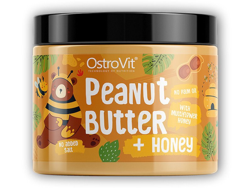 Ostrovit Nutvit 100% peanut butter + honey 500g