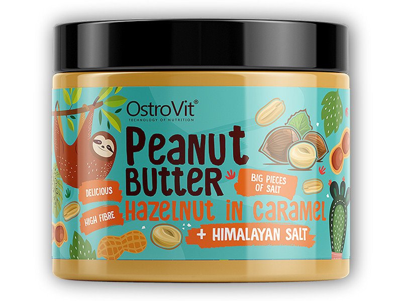 Ostrovit Nutvit 100% peanut+hazel.caramel+him.sal.500g