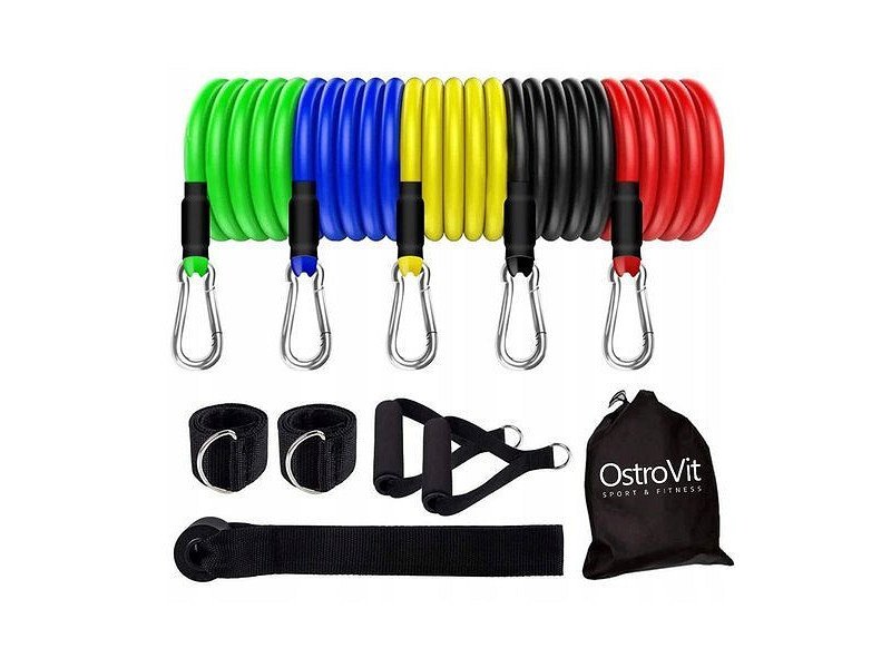 Ostrovit Expander training bands set 5 kusů pásů